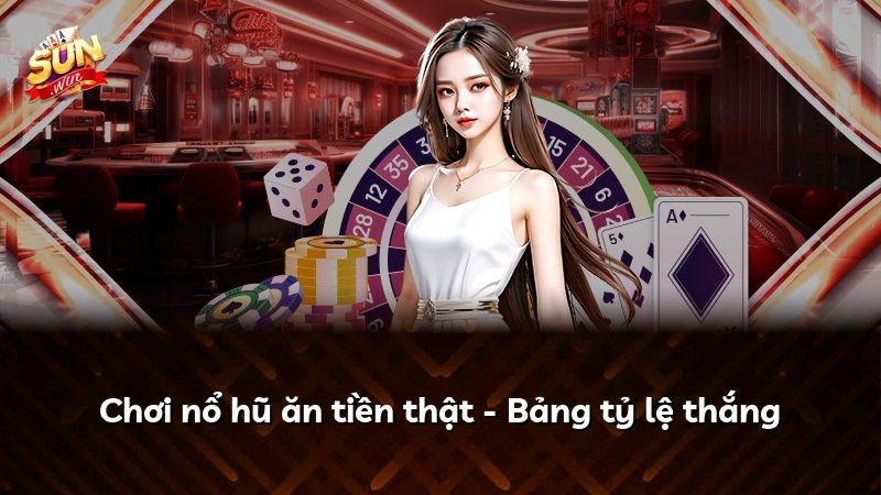 Chơi nổ hũ ăn tiền thật - Bảng tỷ lệ thắng